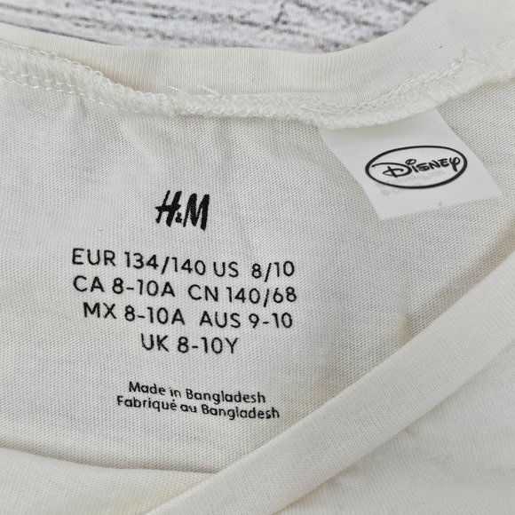 H&M Printed Minnie Mouse Girls‎ Tee Size 8/10 years - Picture 4 of 4